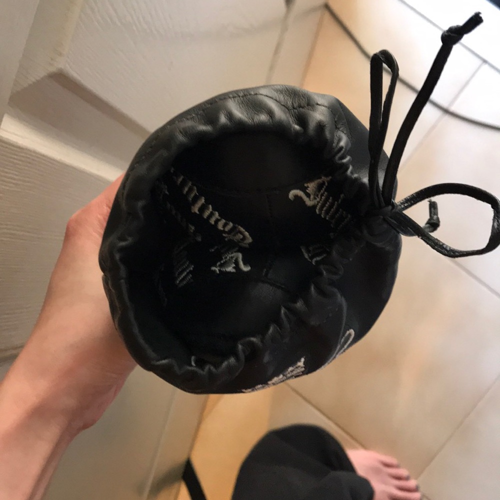 Vintage Juicy Couture Leather Ballet Flats shoes and bag holder - Picture 5 of 8